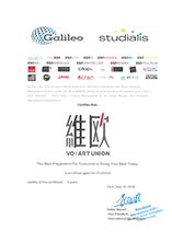 GALILEO studiaisGalileo招生授权书