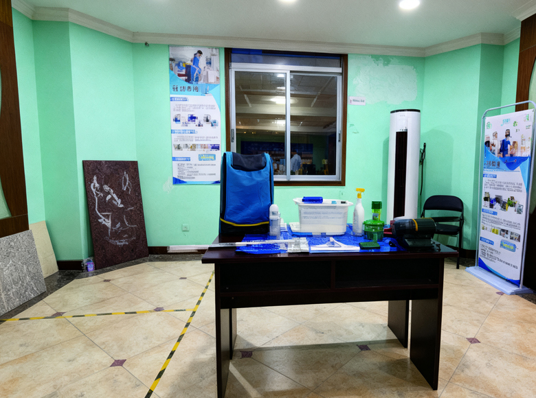 保洁开荒培训场地